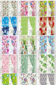 Curtain 1 Piece (ONLY) Semi Cotton-Size:100x140cm❤