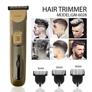Geemy GM-6008 Hair Clipper with LED Display Waterproof Rechargeable and Multiple Combs for Hair Cutting