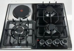60 cm 3 Gas Burners + 1 Electric Hot Plate Built-in Hob TBH6031CSS Stainless Steel Kitchen Stove
