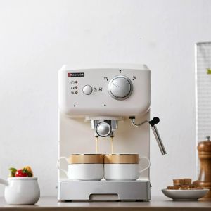 Household Espresso Coffee Machine Small Semi-automatic Italian Coffee Maker Office Commercial Use Steam Foam 220V 15Bar