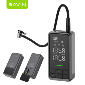 BAVIN PC1160 2 in 1 10400mAh Jump Starter & Air Compressor Powerbank w/ Flashlight & LED Display