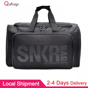 Multifunctional Gym Duffle Bag with 3 Partition PlatesQ-shop Multifunctional Sneaker Storage Bag Basketball Bag Large-capacity Weekender Bag for Men Women