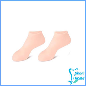 Easy ถุงเท้าซิลิโคน สปาเท้า ถุงเท้าสปาคลุมทั้งเท้า ให้ความชุ่มชื้น Silicone socks