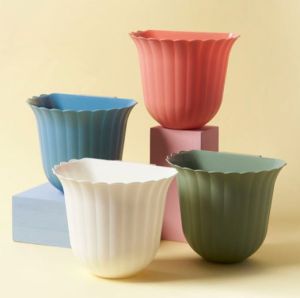 Waste Bin or Flower pot Wall Mounted Kitchen Trash Can Door Hanging Trash Bin flower wall bucket