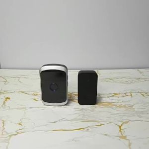 CACAZI Home Wireless Doorbell No Battery Required: Waterproof & Self-Powered Outdoor Solution