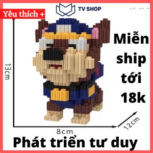 [Hoàn tiền 10%]Đồ chơi lắp ráp chó cứu hộ  ghép hình động vật 3d