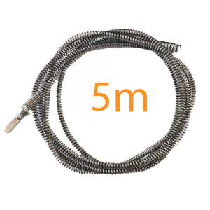 Dây thông tắc cống thông bồn cầu lò xo inox không gỉ phi 10mm siêu bền dài 8m 10m đầu nối máy khoan tam giác (lắp cùng máy khoan để dùng) có tay quay
