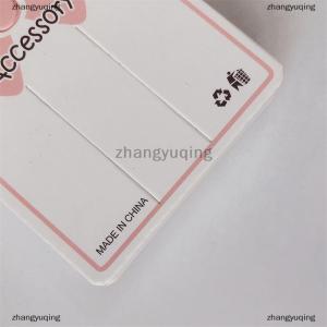 [COD] zhangyuqing 50PCS Pink Bowknot 2 Pores Display Paper Card Tag For Bracelet Jewelry Hair Accessories Holder Packaging Supplies Small Tool
