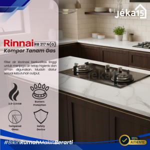 RINNAI RB-217N(G) KOMPOR GAS TANAM 2 TUNGKU