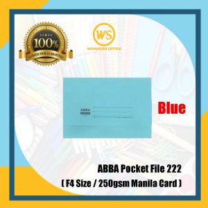 ABBA Pocket File / Manila Pocket File Folder / Pocket Files - No. 222