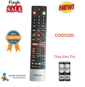 Remote Điều khiển thay thế tương thích tivi Coocaa giọng nói- Hàng mới Tặng kèm Pin