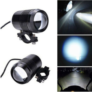 U1 Aluminum Waterproof Lens 1200LM 30W High Low Flash Driving Fog Spot Beam Bulb Light Headlight Motorcycle Switch