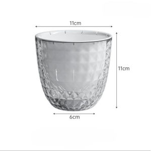 กระถางต้นไม้ระบบดูดซึมน้ำอัตโนมัติพร้อมเชือกดูดซับน้ำดีไซน์ 2 ชั้นต้นไม้โตไว สุขภาพดี ดูแลง่าย ไม่ต้องคอยเฝ้ารดน้ำ