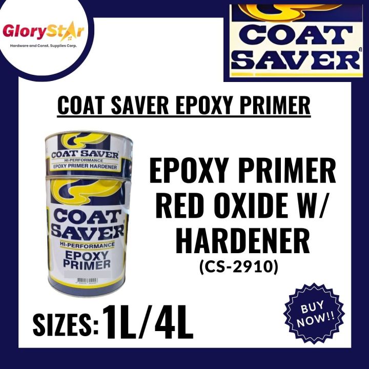 COAT SAVER EPOXY PRIMER RED OXIDE W/ HARDENER Lazada PH