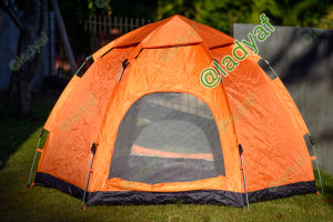 เต็นท์ เต้นท์ เต๊นท์ เต็นท์สนาม เต็นท์เดินป่า เต็นท์นอน เต็นท์พับได้ 4-5 คน เดินป่า กันน้ำค้าง  Eski Dome Auto Tent ขนาดนอน 4 คน