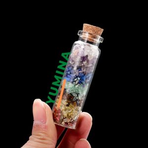 Lọ Đá Thạch Anh Nhiều Màu Trang Trí Bàn Học Bàn Làm Việc Lọ Đá Cao 7CM Quà Tặng Đáng Yêu