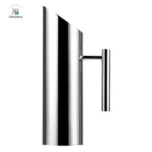 1/2L Kitchen Cold Wine Pitcher Stainless Steel Wine Divider Container Cold Water Kettle Ice Cold Freeze Water Pot Kettle Home Bar Hotel KTV Drinking Tool