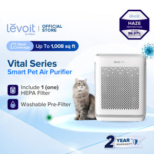 [Haze Protection] Levoit Vital 100s/200s Smart Air Purifier with Pet Mode Allergies Odors App Control / 2Y Warranty