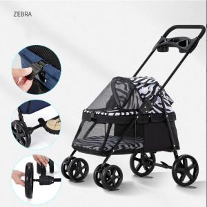 *SG seller* For Sale Collapsible Pet Stroller Small and Compact Pet Pram 4-Wheel Pet Sports CarSuitable for Cats and Dogs Outdoor Supplies Pet Wagon