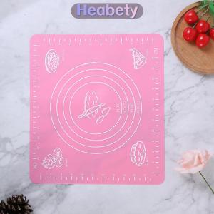 Heabety 26x29cm Silicone không dính Mat cán bột lót Pad Bánh Ngọt Bánh bakeware