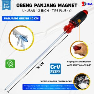 Obeng SUPER PANJANG 10 - 12  inch Bolak Balik Plus Minus Berkualitas / obeng getok BB Obeng Bolak BalikJUMBO Obeng Gagang Karet Plus Minus Panjang 8 inch (+) (-) 20 cm