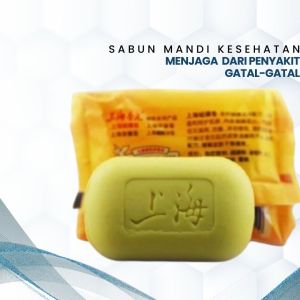 Sabun Sulfur Belerang Obat Gatal Kulit Penghilang Panu Kadas Kudis Biangkeringat Gatal2 Paling Ampuh