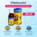 vitabumin 60 ml madu ekstrak ikan gabus nutrisi tumbuh kembang anak. 