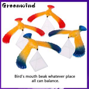 【Greenwind】 1Set Balancing bird + pyramid magic physics science enlightenment kid toy gifts