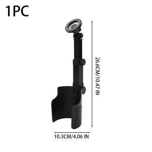 360° Rotating Magnetic Car Cup Holder Phone Mount with Telescopic Arm Adjustable Height for Sedan SUV Cup Holder Base