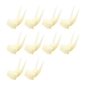 Bird Cage Holder Vegetable Skewer Birdcage Treats Feeding Tool for Varioous Size Bird Parrots Lovebirds 10PCS
