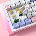 ZIFRIEND za63 Pro 63 phím Bàn phím cơ có dây & không dây 3 mô hình bàn phím chơi game đèn nền RGB màu xanh/công tắc đỏ có thể tráo đổi nóng. 