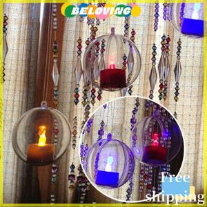 Beloving Flash Sale Hộp quà tặng trang trí Giáng sinh bằng nhựa mở trong suốt