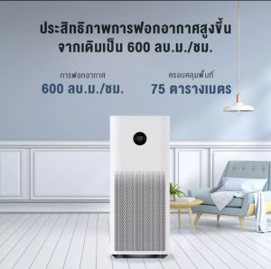 Xiaomi Air Purifier Pro H คอมพิวเตอร์ 100% จัดส่งจากประเทศไทย สำหรับการแก้ไขปัญหาการผานแผล PM 2.5 ในห้อง 72 ตรม บนเครื่องมือ Mi Home App