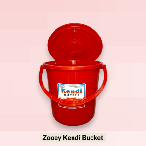 ZOOEY BRAND HIGH-QUALITY KENDI BUCKET W/ COVER AND HANDLE WATER PAIL / TIMBA WATER CONTAINER BUCKET/TIMBA/WATER PAIL/UTILITY PAIL