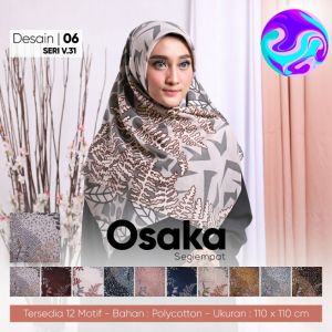 MEGASARI KERUDUNG SEGIEMPAT MOTIF CANTIK DAN LEBAR / HIJAB AKSESORIS