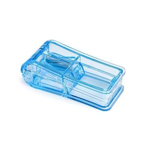 NAELIN 2-in-1 Cutter Multifunctional Easy to Use Tablet Cutter Portable Mini Pill Cutter Box Carrying