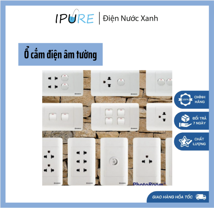 Ổ Cắm Điện Sino Âm Tường, Mặt Hại Công Tắc Ổ Cắm Điện Sino, Ổ Đôi Sino