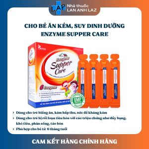 ENZYME SUPPER CARE - Hỗ trợ tăng cường tiêu hóa giúp bé nhỏ ăn ngon miệng.