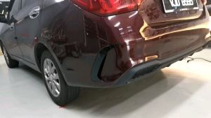 Vemart proton saga new facelift 2022 car rear bumper canard garnish accessories saga baru accessori