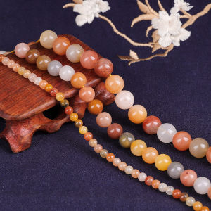 หินธรรมชาติลูกปัดทรงกลม4/6/8/10มม.ไฟแช็กImperialหยกลูกปัดสำหรับเครื่องประดับDIYสร้อยข้อมือสร้อยคอ