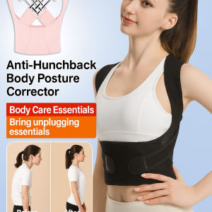 💪 Durable Adult Back Correction Belt Comfortable Hollow-out Does Not Dig Into Shoulders And Abdomen Strong Support For Straight Shoulders - Body Care Essential Anti-Humpback Correction Belt