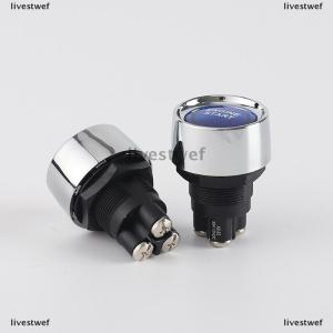 [COD] livestwef 1PC 12V 50A 3 Pin SPST Momentary Keyless Push Button Starter Switches ON OFF For Cars Marine RV Car Engine Start Ignition Switch