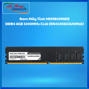 Ram Máy Tính MEMRUNNER 8GB/16GB DDR4 3200MHz (RN43208G5U1B220B)/(RN43216G5U1B220B) - Hàng Chính Hãng