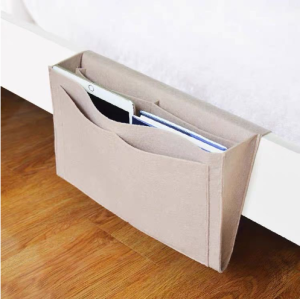 Felt Bedside Storage Organizer Anti-slip Bedside Bag Bed Sofa Side Hanging Couch Storage Remote Control older Pockets