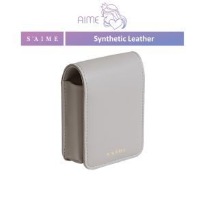SAIME | Lipstick Flip Pocket With Built In Mirror 掀盖方形镜口红收纳包 - Aime Empire [READY STOCK]