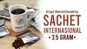 Kopi Bubuk Berontoseno Internasional Sachet Gantung isi 20 pcs