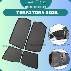 Rèm che nắng xe Ford Territory 2023-2024 - Bộ 4 tấm 4 cửa chắn nắng vừa khít form xe nam châm hút mạnh