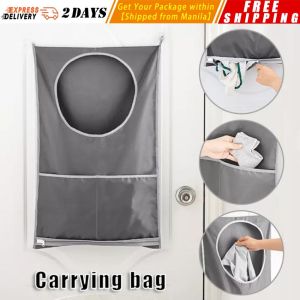 Wall Mounted Laundry Basket Dust-proof Dirty Clothes Basket Bathroom Clothes Storage Bag Organizer CYB-Mounted-Laundry-Bag