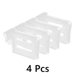 4/12 Pcs Extendable Refrigerator Partition Button Type Shelf Classified Storage Kitchen Classifies Accessories