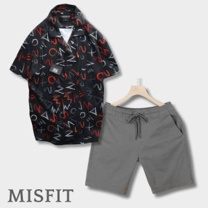 Combo quần áo nam mùa hè MISFIT form rộng thoáng mát quần kaki mềm mịn co giãn HOATIETDEN